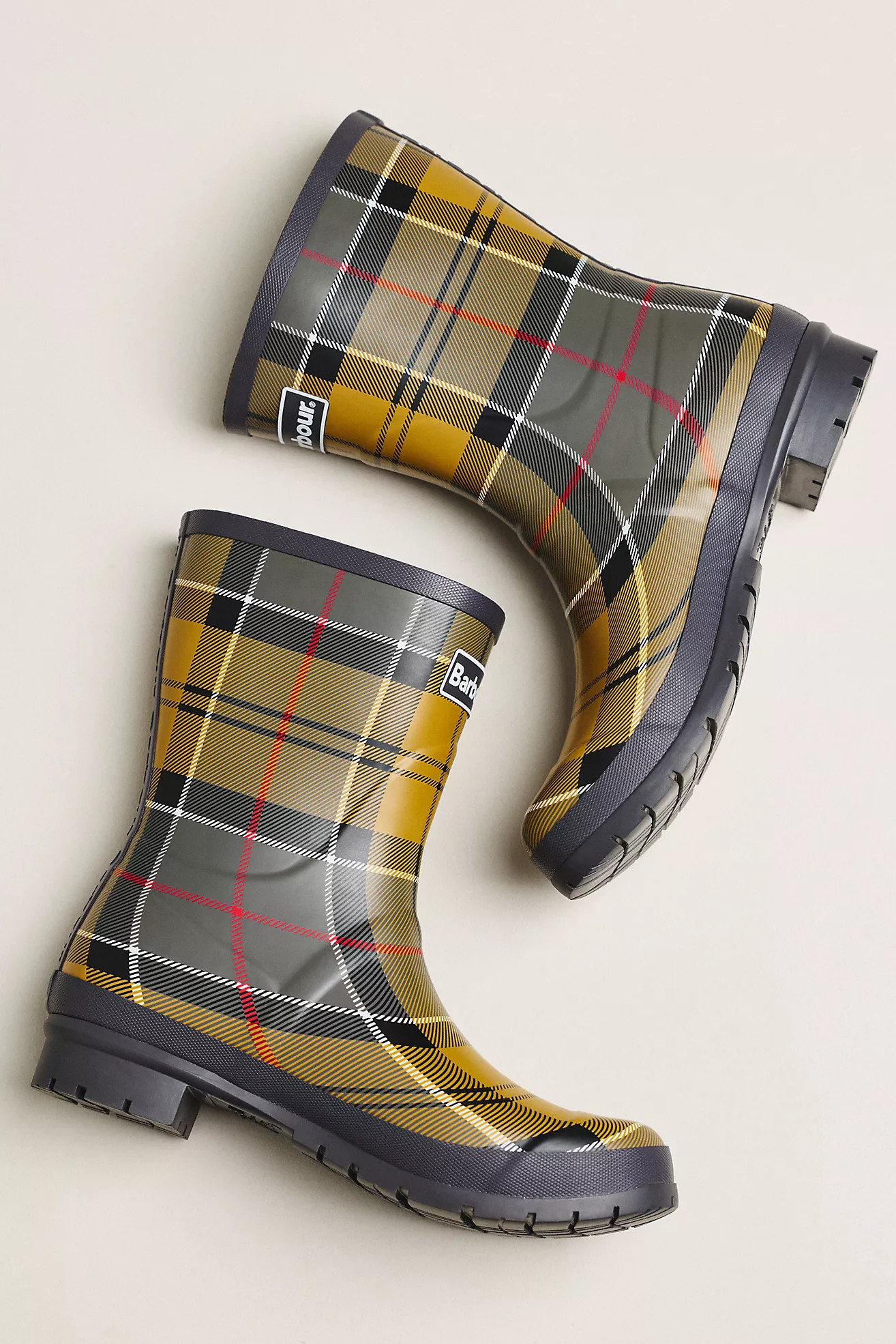Barbour Banbury Mid Wellington Rain Boots | Anthropologie (US)