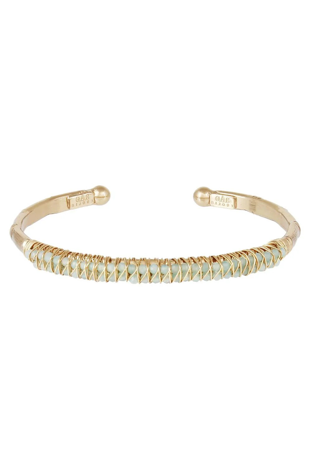 Blue Large Lyre Bracelet Bracelet | GAS BIJOUX | Marissa Collections
