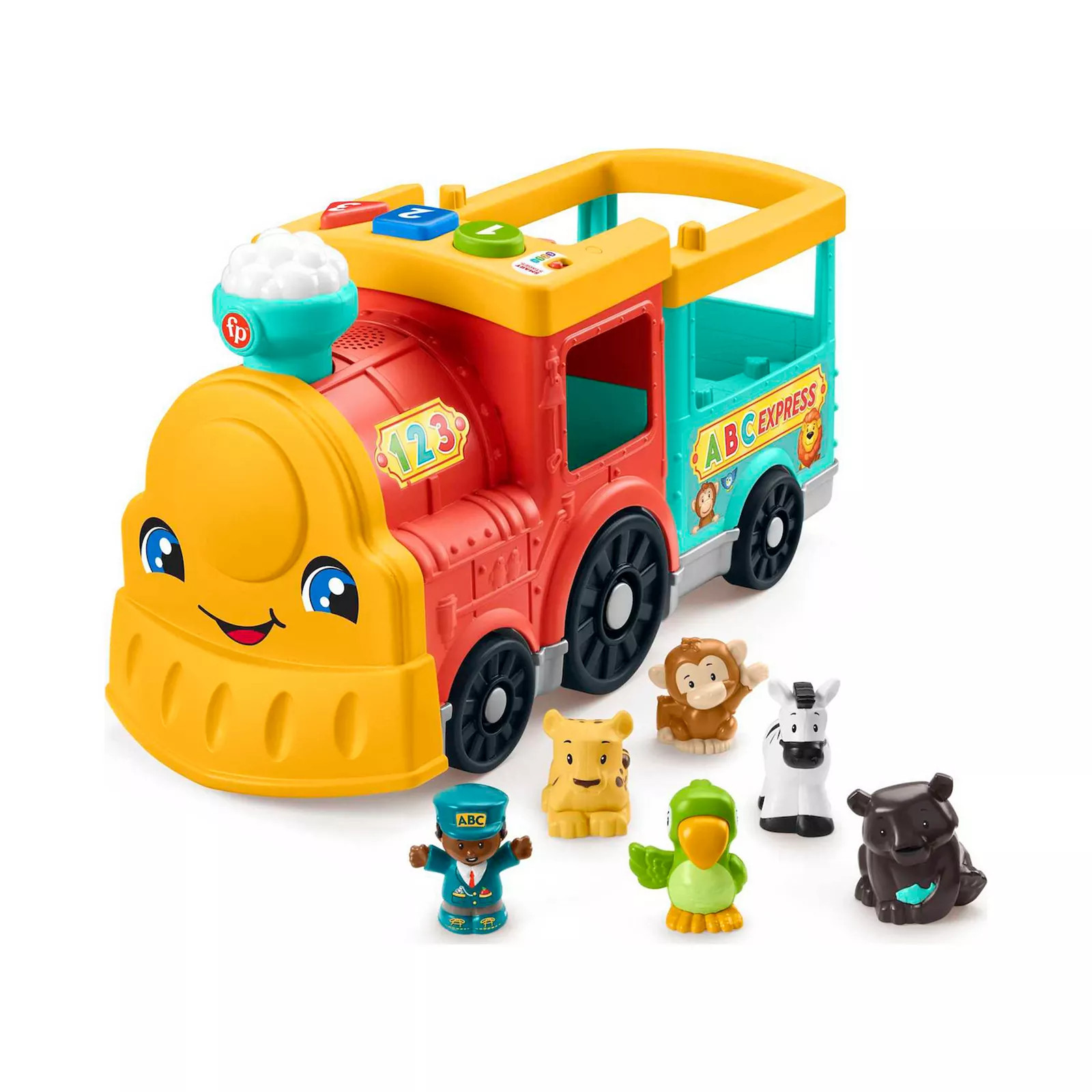 Little People Big ABC Animal Train by Fisher Price, Multi | Kohl's