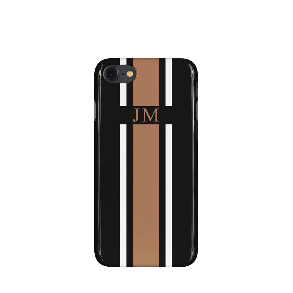 Lily and Bean Black with Tan Phone Case | Lily and Bean