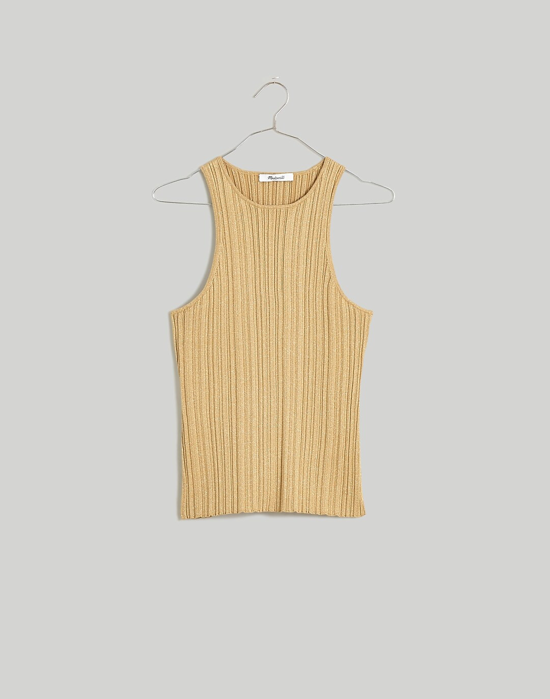 The Signature Shimmer Knit Cutaway Sweater Tank | Madewell