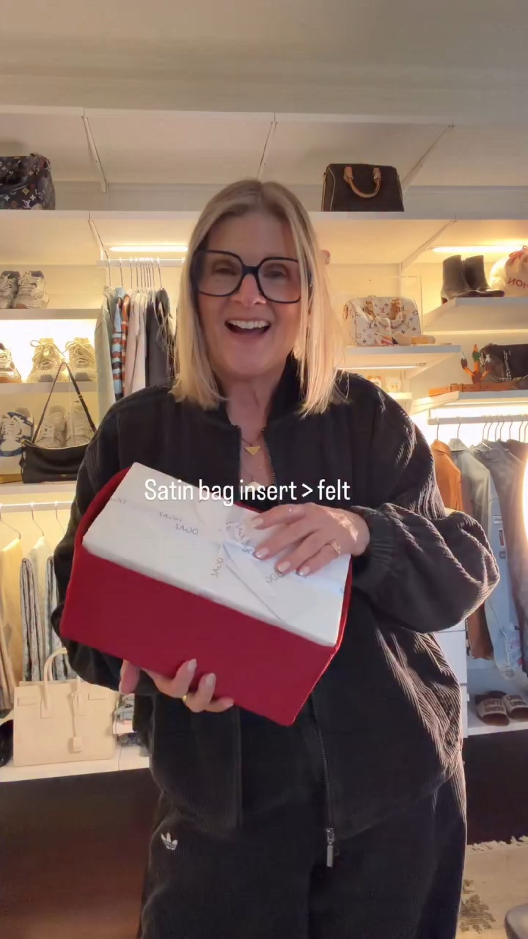 I’ve used felt inserts for years, but they add bulk and the quality doesn’t match my bag. 

This satin insert gives my Speedy 30 the right amount of structure and protects the lining.

Not sponsored — I bought it myself.
It’s just too good not to share. They make them for other bags and sizes too. I have more on the way! 

#louisvuitton #louisvuittonspeedy 
#lvspeedy #luxuryhandbags 
#bagorganizer