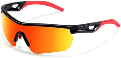 Kids Sunglasses Polarized Baseball Sports Sun Glasses,Lightweight UV400 TR90 Cycling Shades Frame... | Amazon (US)