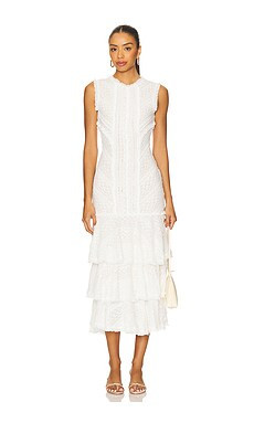 Cinq a Sept Maceio Dress in Gardenia from Revolve.com | Revolve Clothing (Global)