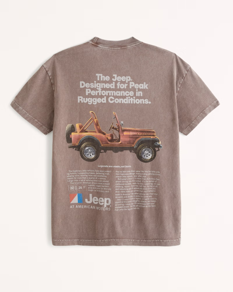 Men's Jeep Graphic Tee | Men's Tops | Abercrombie.com | Abercrombie & Fitch (US)