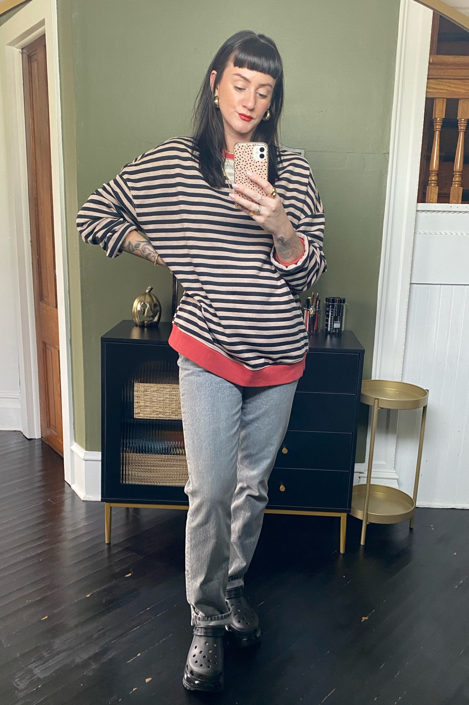 So ready for Fall!! 🎃 Shirt is from TikTok 🖤

#LTKStyleTip #LTKSeasonal #LTKFindsUnder50