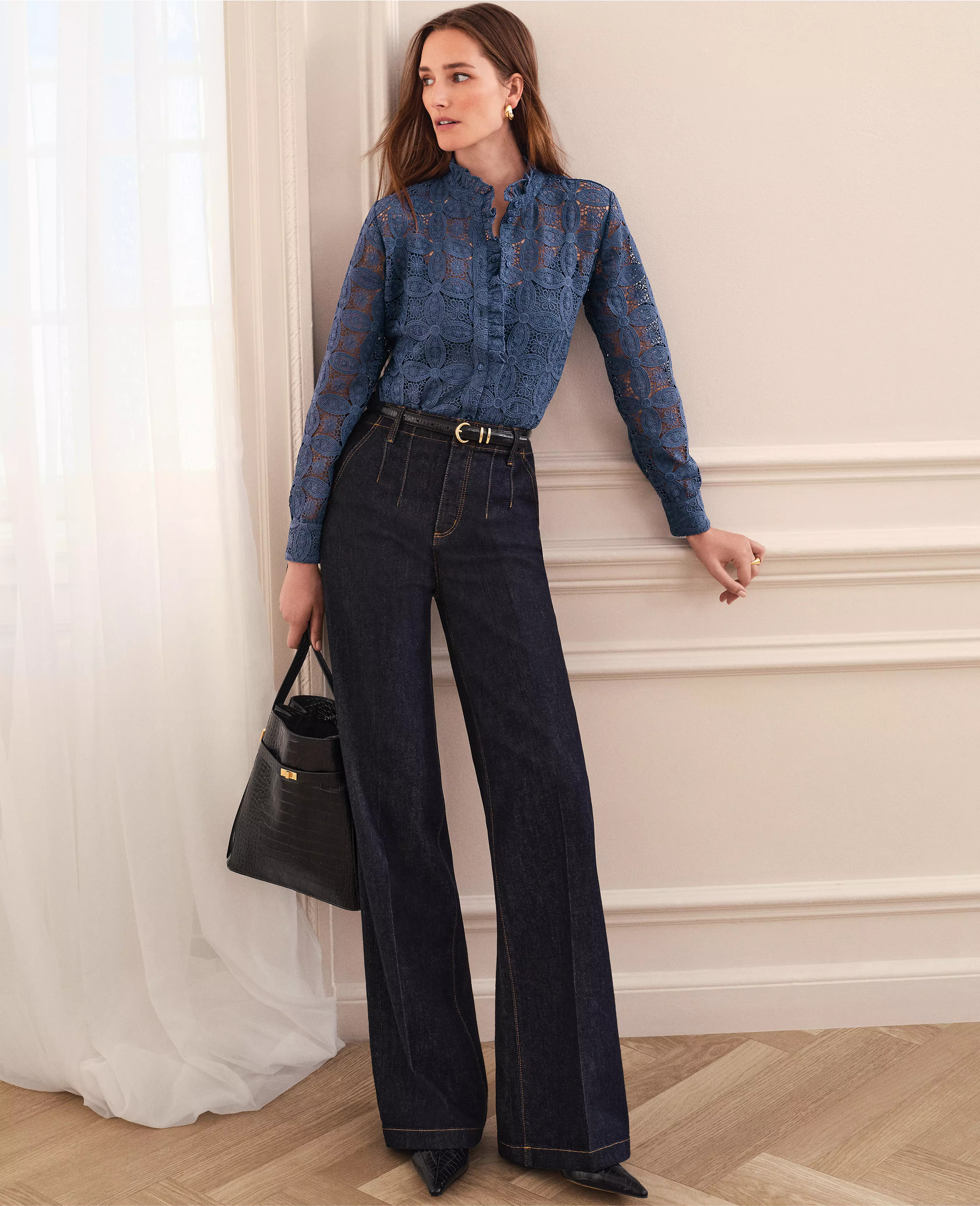 The Darted Waist Trouser Jean | Ann Taylor