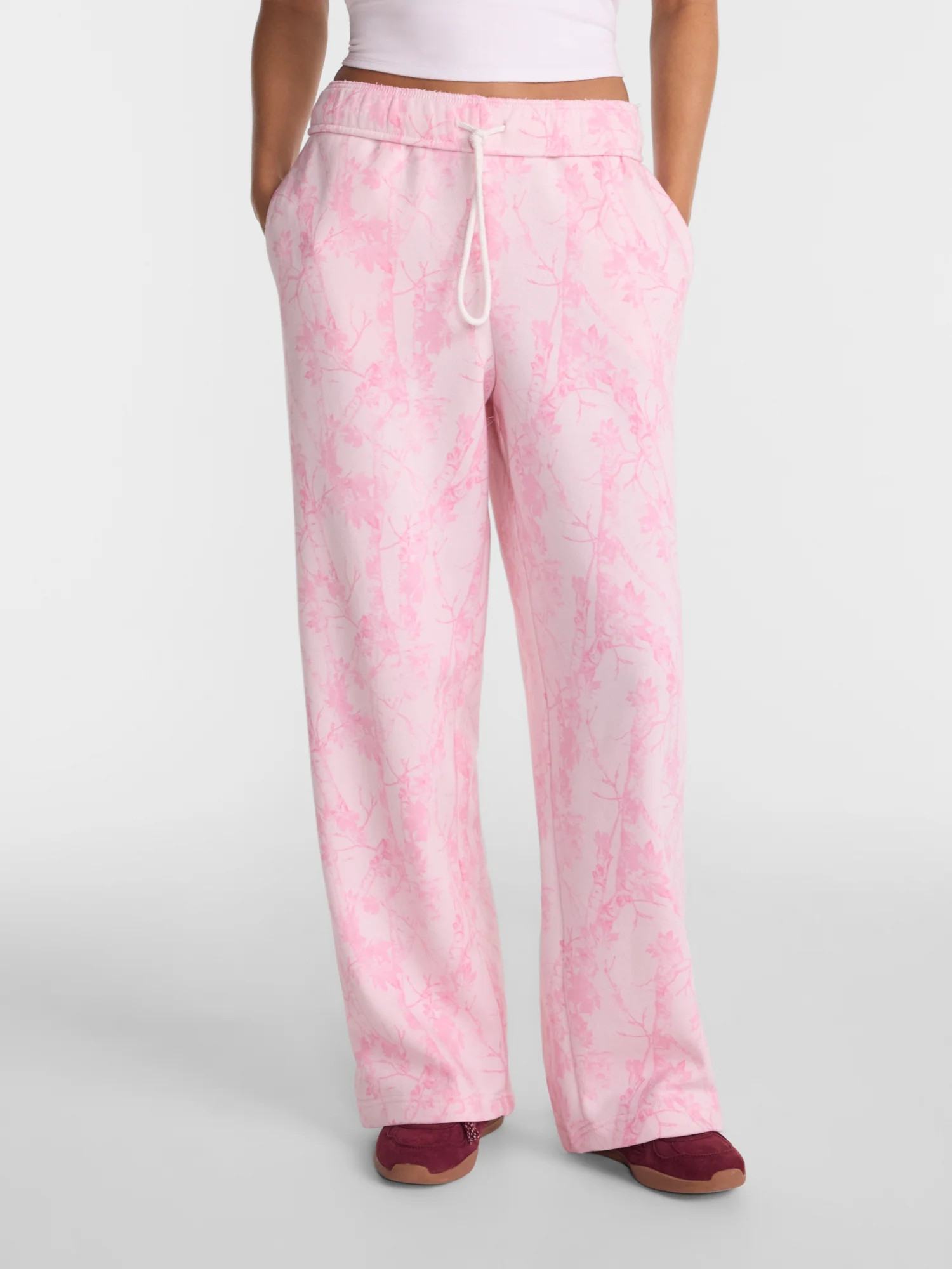 No Boundaries Juniors Wide Leg Sweatpants Sizes XXS-XXL | Walmart (US)