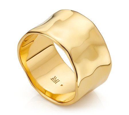 Siren Muse Wide Ring | Monica Vinader (Global)