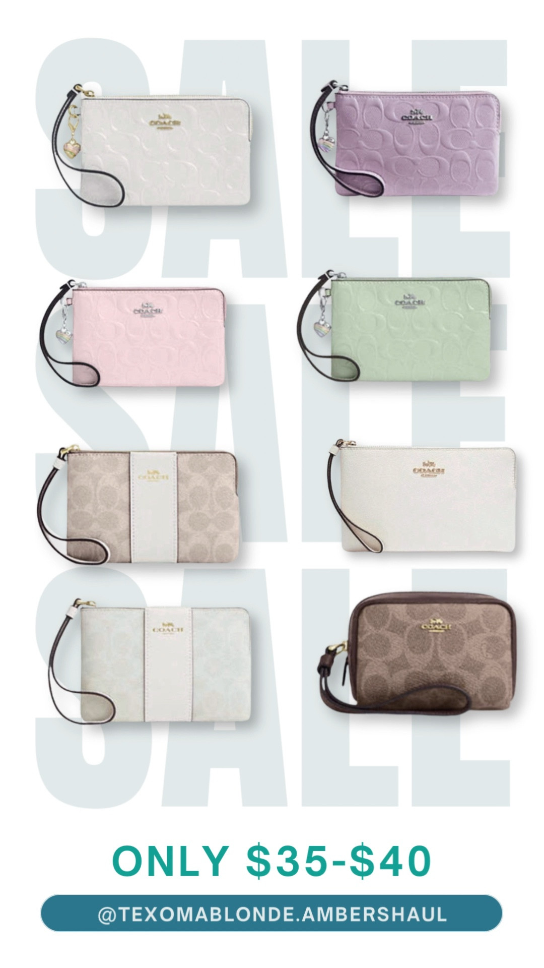 Sale Alert on Coach Wristlets! 

#LTKValentine #LTKOver40 #LTKSaleAlert