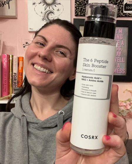 all smiles over here with @cosrx 💖✨😌 meet the 6 peptide skin booster! this is my first time trying it out and i’m looking forward to seeing some beautiful results! have you tried this serum?! 

✨ shop it on my ltk (username: banannie) - link in my bio!

@Influenster @cosrx #complimentary #preppair #6peptide #cosrxpeptideserum 

#TheBanannieDiaries #TheBanannieDiariesByAnnie #skincare #skincareproducts #skincarecommunity #beautycommunity #beautyproducts #cosrx #hyaluronicacid #aminoacids #evenskintone #porecare #skincareserum #skincareroutine #beautyblogger 

#LTKGiftGuide #LTKBeauty