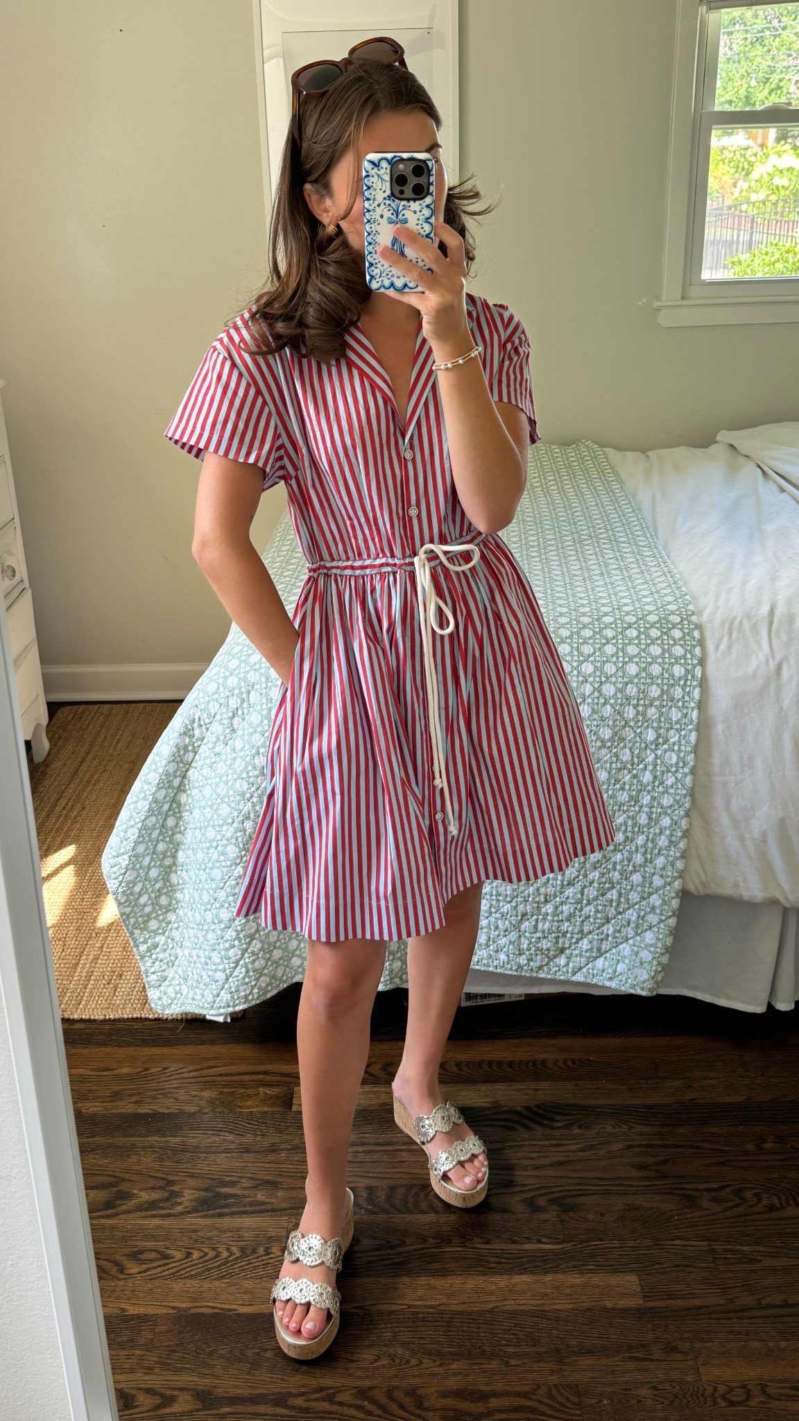 Cutest summer dress! Lightweight and easy to toss on for church, lunch, errands or even some work places! Wearing my usual size (xs) and I’m 5’2” ~ boxy/loose fit with a functioning drawstring.

#LTKSeasonal #LTKStyleTip