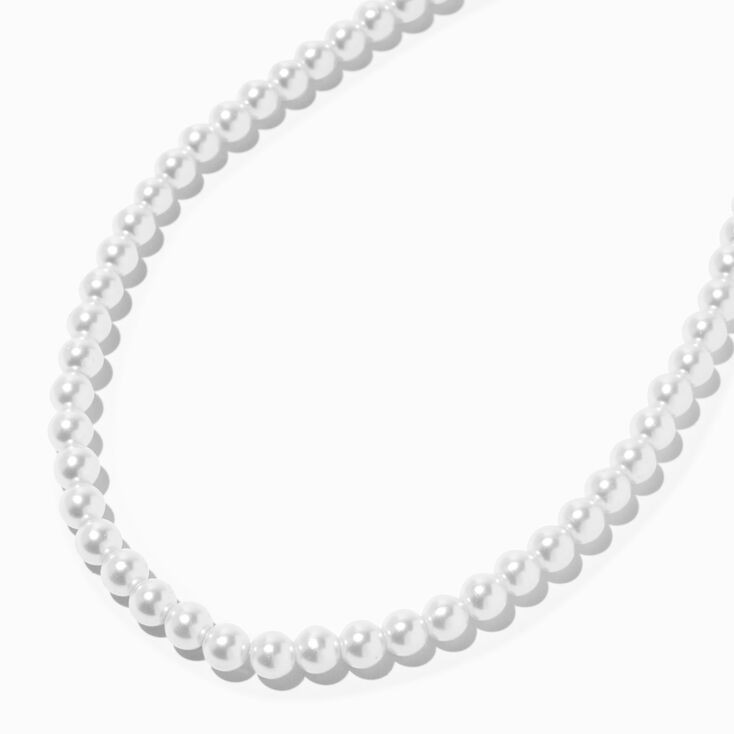 White Pearl Necklace | Claire's (US)