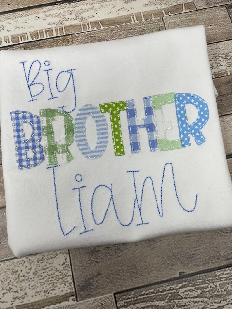 Big Brother Shirt, Personalized Big Brother Shirt, Baby Announcement, Gender Reveal, Big Brother ... | Etsy (US)