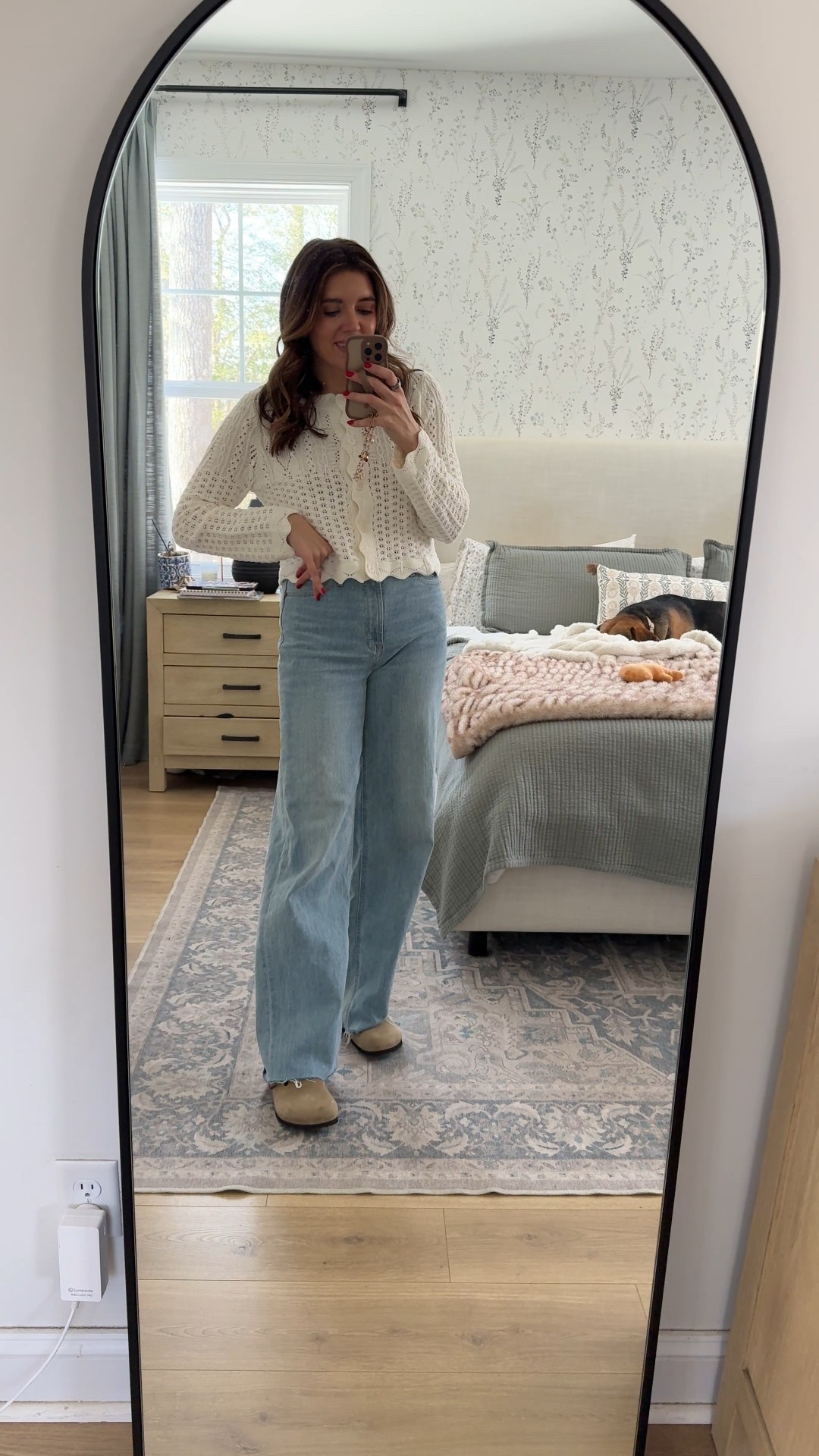 Outfit of the day in my brand new Target cardigan that I bought recently! In a size small. It has a relaxed fit. Also comes in blue! Jeans in a 2 tall

#LTKootd #LTKOver40