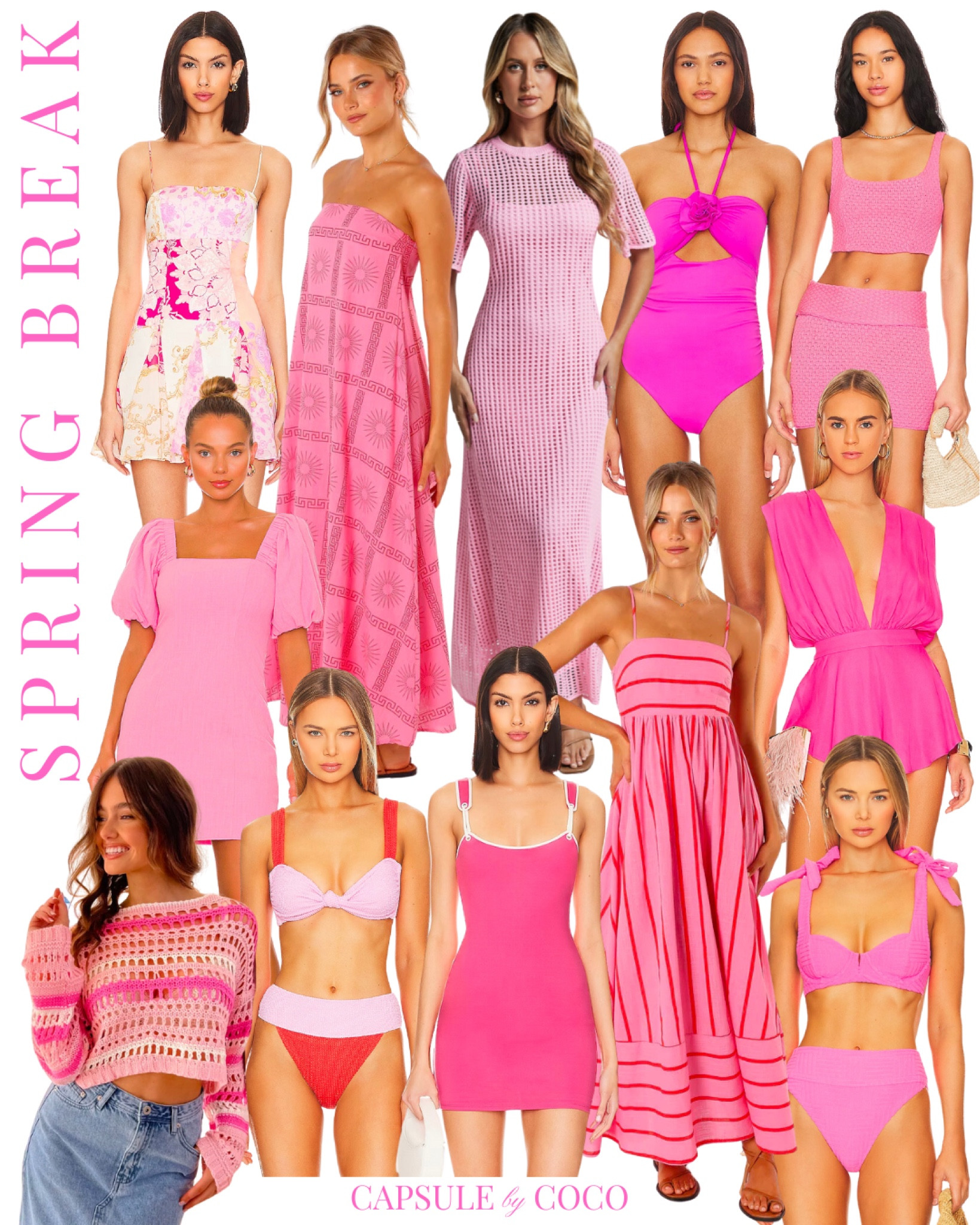 SPRING BREAK ☀️⛱️

Spring break outfit, spring break outfits, spring break dress, spring break dresses, spring break swim, vacation outfit, vacation dress, vacation outfits, vacation dresses, senior spring break, beach look, vacation look, spring break look, coverup, coverups, cover up, cover ups, bikini, bikinis, one piece, one piece swimsuit, beach outfit, beach outfits, beach dress, beach dresses, CapsuleByCoCo

#LTKU #LTKtravel #LTKswim