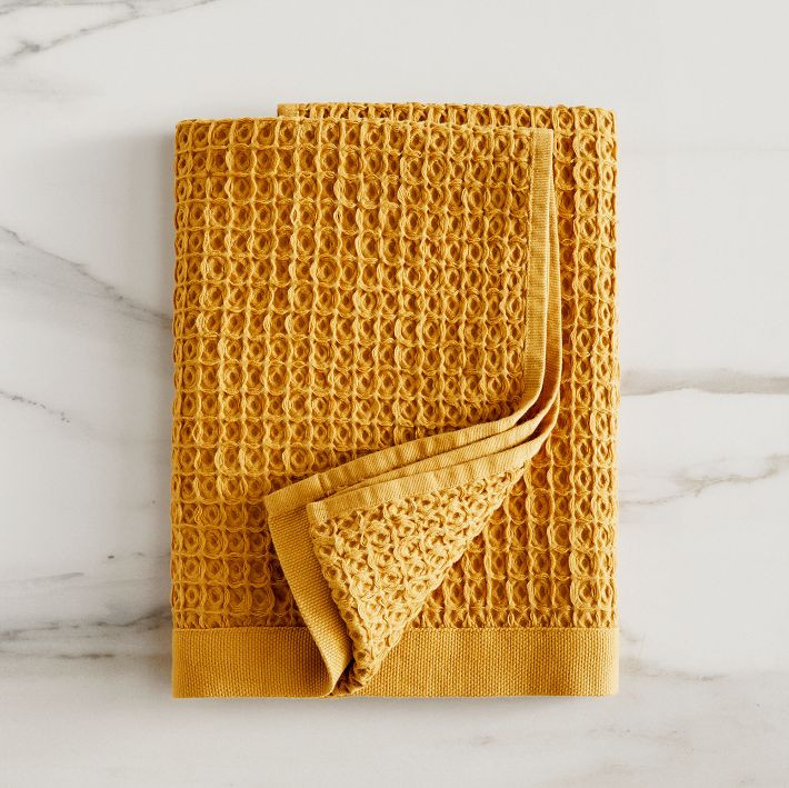 Waffle Organic Towels | West Elm (US)