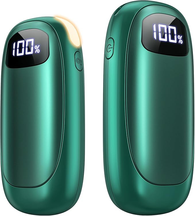 Hand Warmers Rechargeable - 2 Pack Electric Hand Warmers 14000mAh, 16 Hrs Warmth Dual-Sided Heati... | Amazon (US)