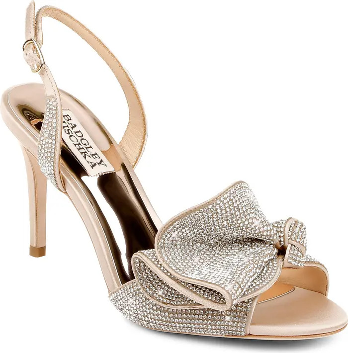 Badgley Mischka Collection Rennie Embellished Slingback Sandal (Women) | Nordstrom | Nordstrom