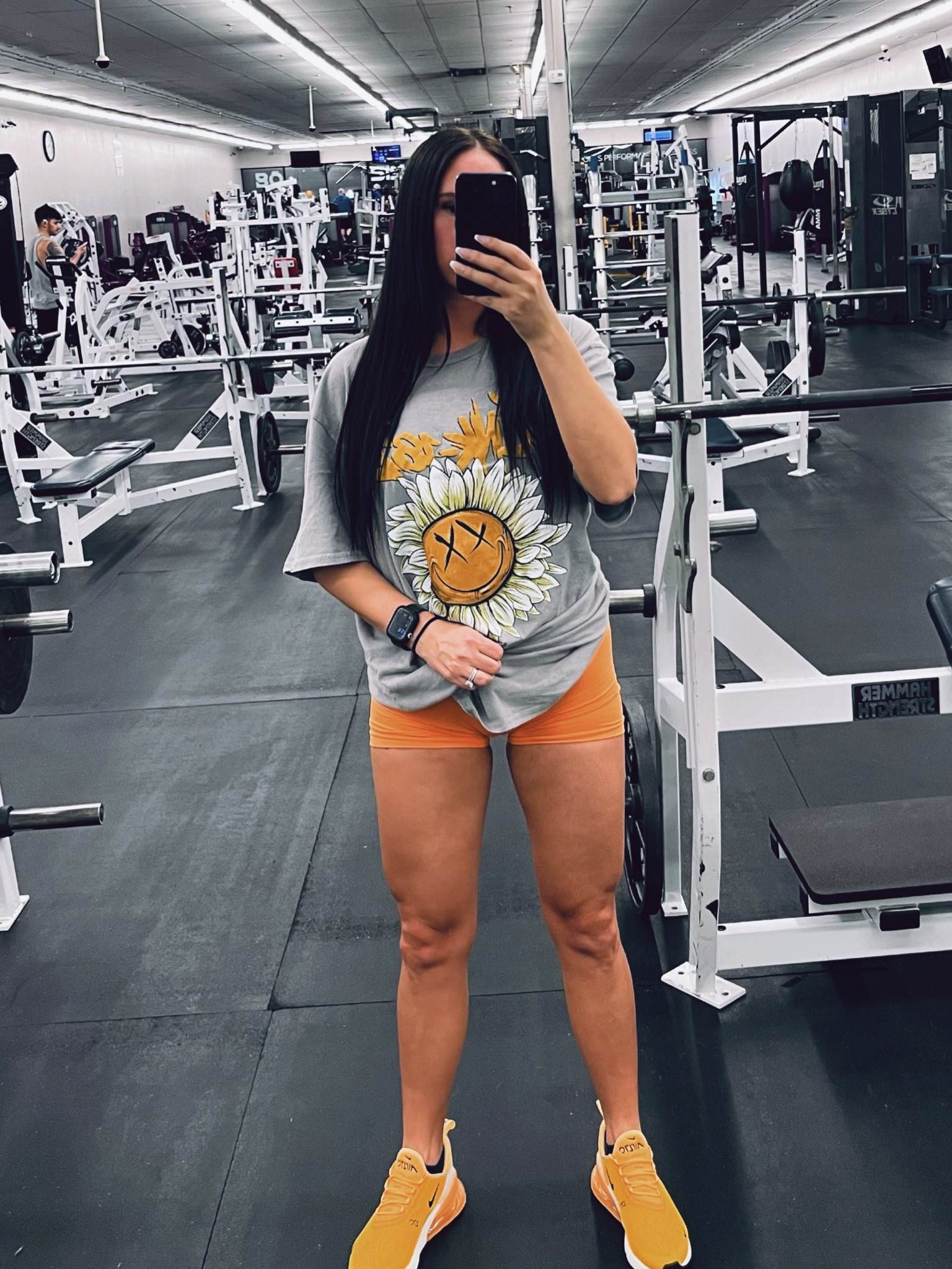 Workout fit ootd | Gym shorts | band tee | gym clothes | pump cover | Nike | Apple Watch | Amazon workout clothes | activewear

#LTKFitness #LTKActive