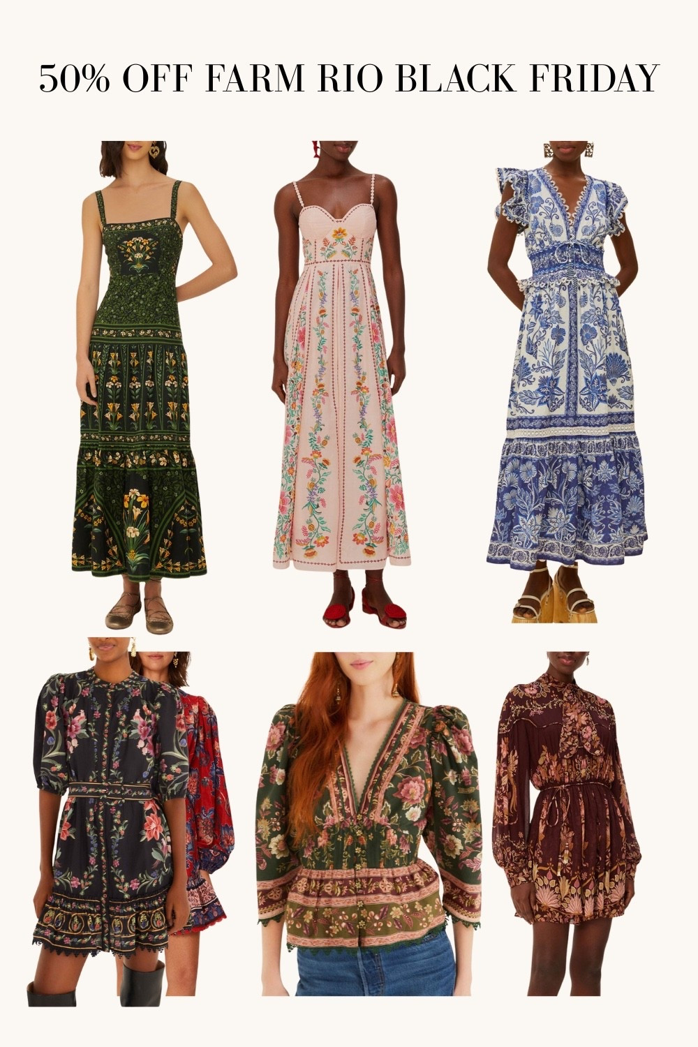 Huge Farm Rio Black Friday sale 50% off + extra discount on some!

I’m an xxs in farm Rio and look for adjustable strap situations and stretch at back waist 

Black Friday sale, Cyber Monday, floral dresses, petite friendly

#LTKCyberWeek #LTKHoliday #LTKSaleAlert