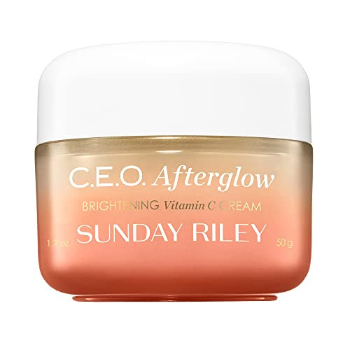 Sunday Riley C.E.O. Afterglow Brightening Vitamin C Gel Cream I Lightweight Firming Hydration | Amazon (US)