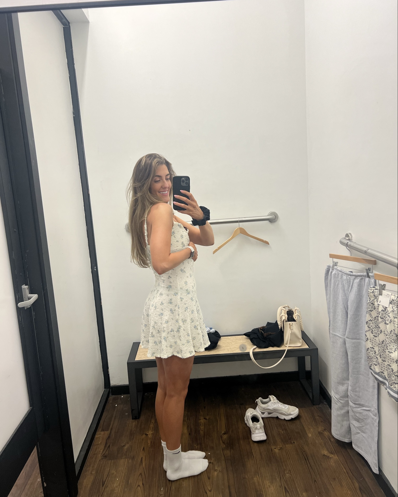 Sundress that’s actually a lot longer in the back 