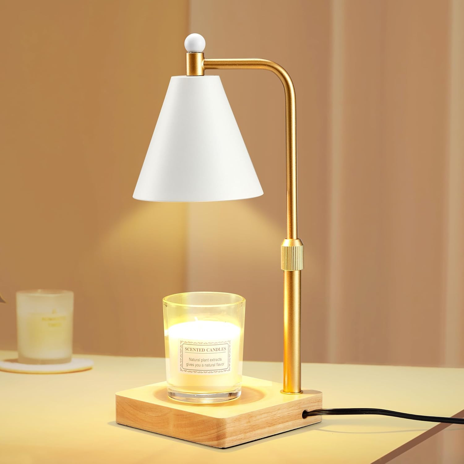 Dreamholder Candle Warmer Lamp with Timer & Dimmer, Electric Candle Wax Warmer with Adjustable He... | Amazon (US)