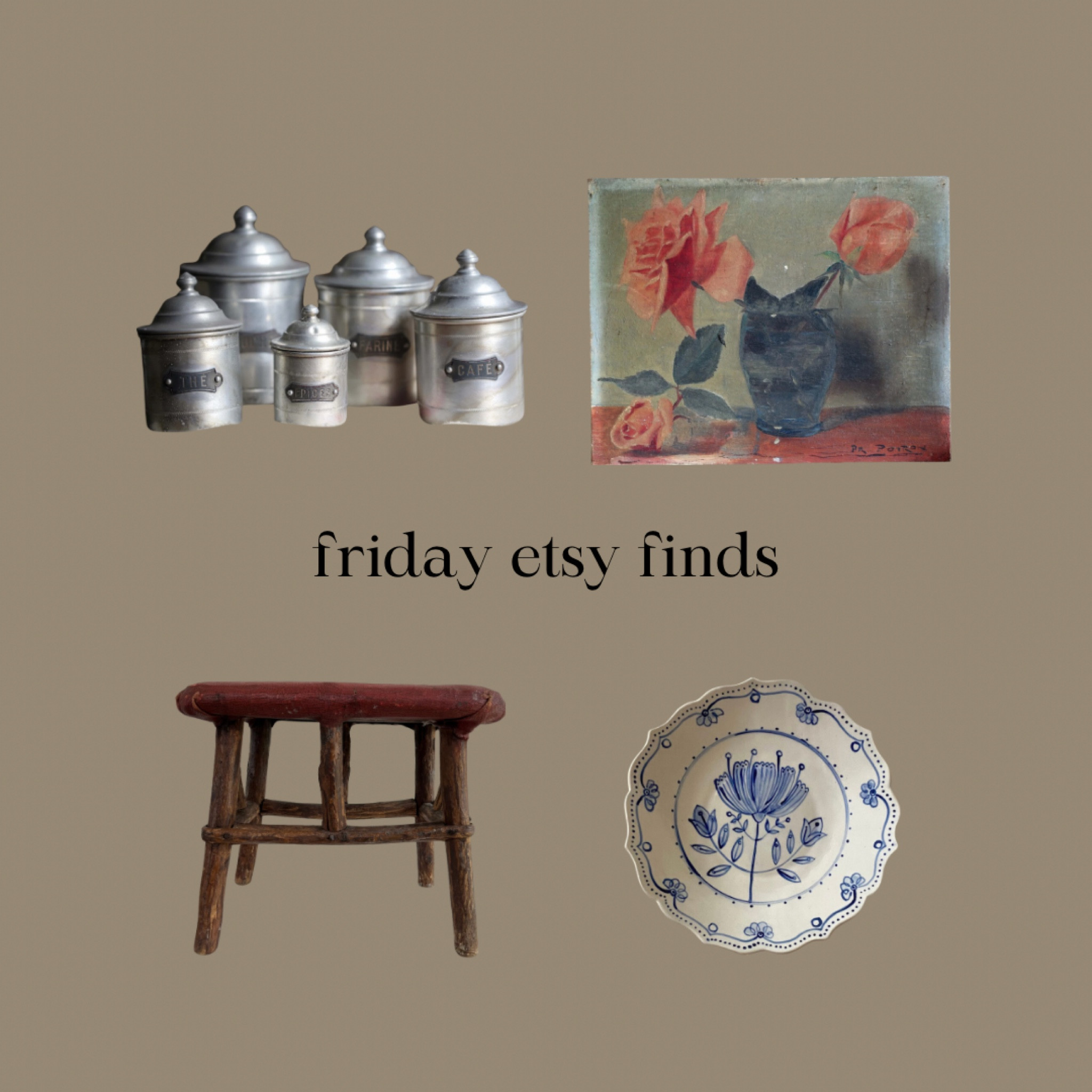Friday Etsy finds ❤️

Vintage, thrifted, antique, home decor, kitchen decor, wall decor, sale alert 

#LTKhome #LTKstyletip #LTKfindsunder100