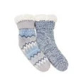 MUK LUKS Women's Tall Rib Cuff Cabin Socks, 2-Pack, S-XL | Walmart (US)