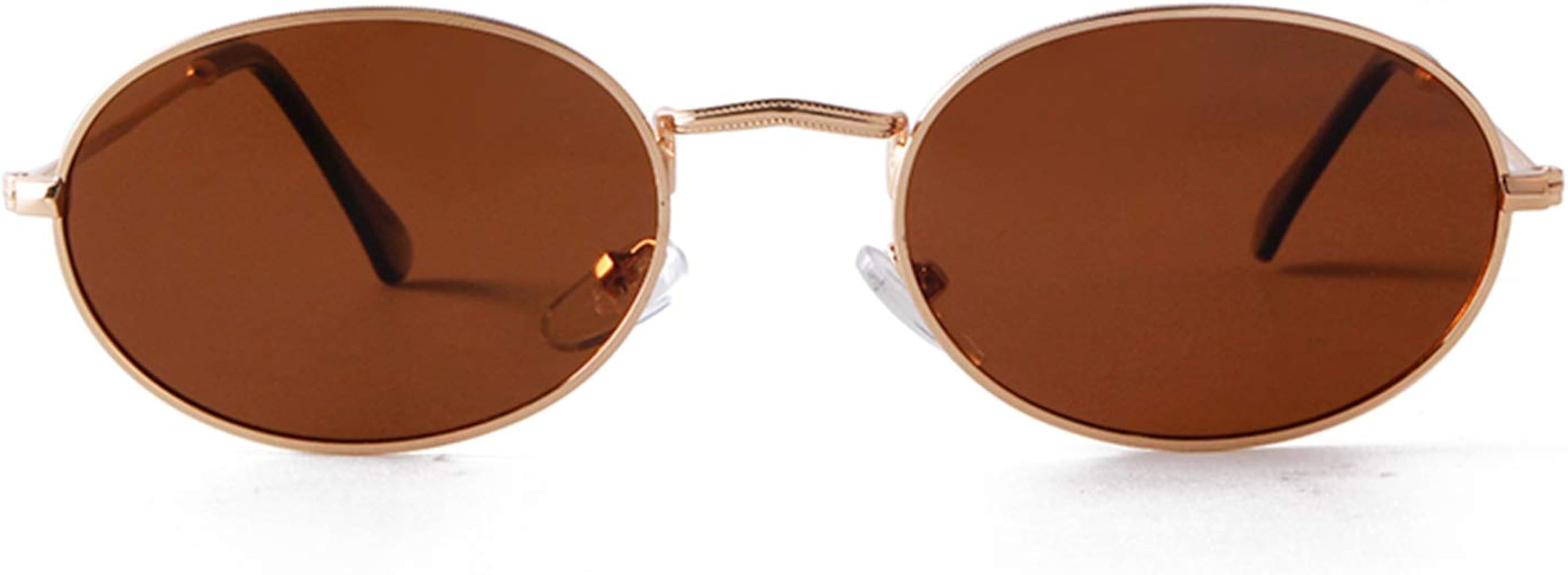 GIFIORE Oval Sunglasses Vintage Retro 90s Sunglasses Trendy Designer Glasses for Women Men | Amazon (US)