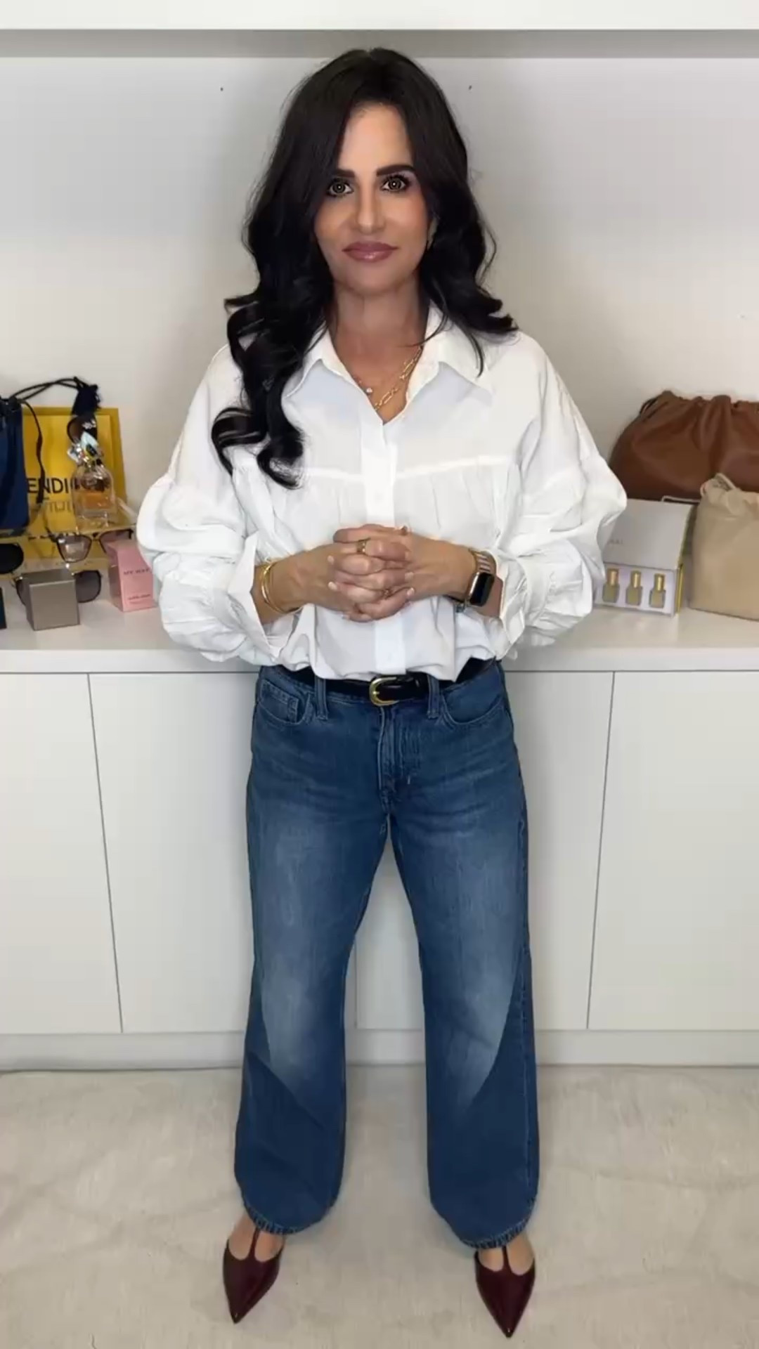 A basic white top with some nice detailing . Super versatile. Wearing a sm. It is an oversized fit . Jeans 25 
#oversizedwhiteblouse , #casuslinspo #affordablestyle 



#LTKOver40 #LTKPetite #LTKSwim