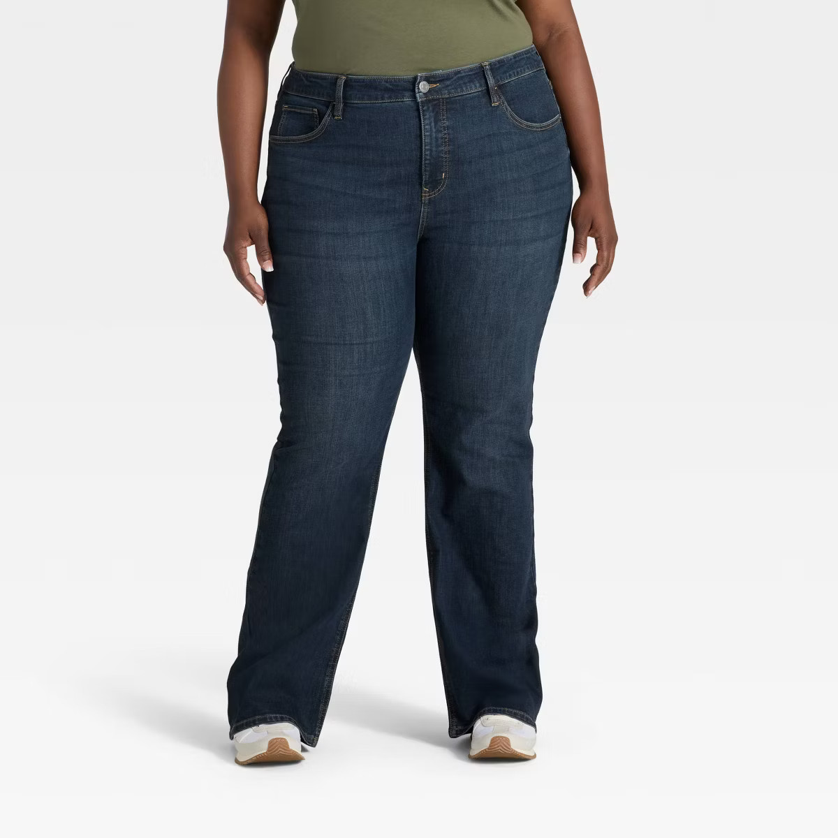 Women's High-Rise Bootcut Jeans - Ava & Viv™ Dark Wash | Target