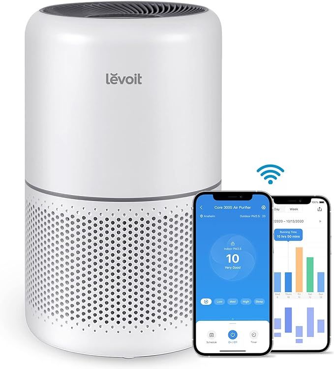 LEVOIT Air Purifiers for Home Bedroom, H13 True HEPA Filter for Large Room, Dust, Allergies, Pets... | Amazon (US)