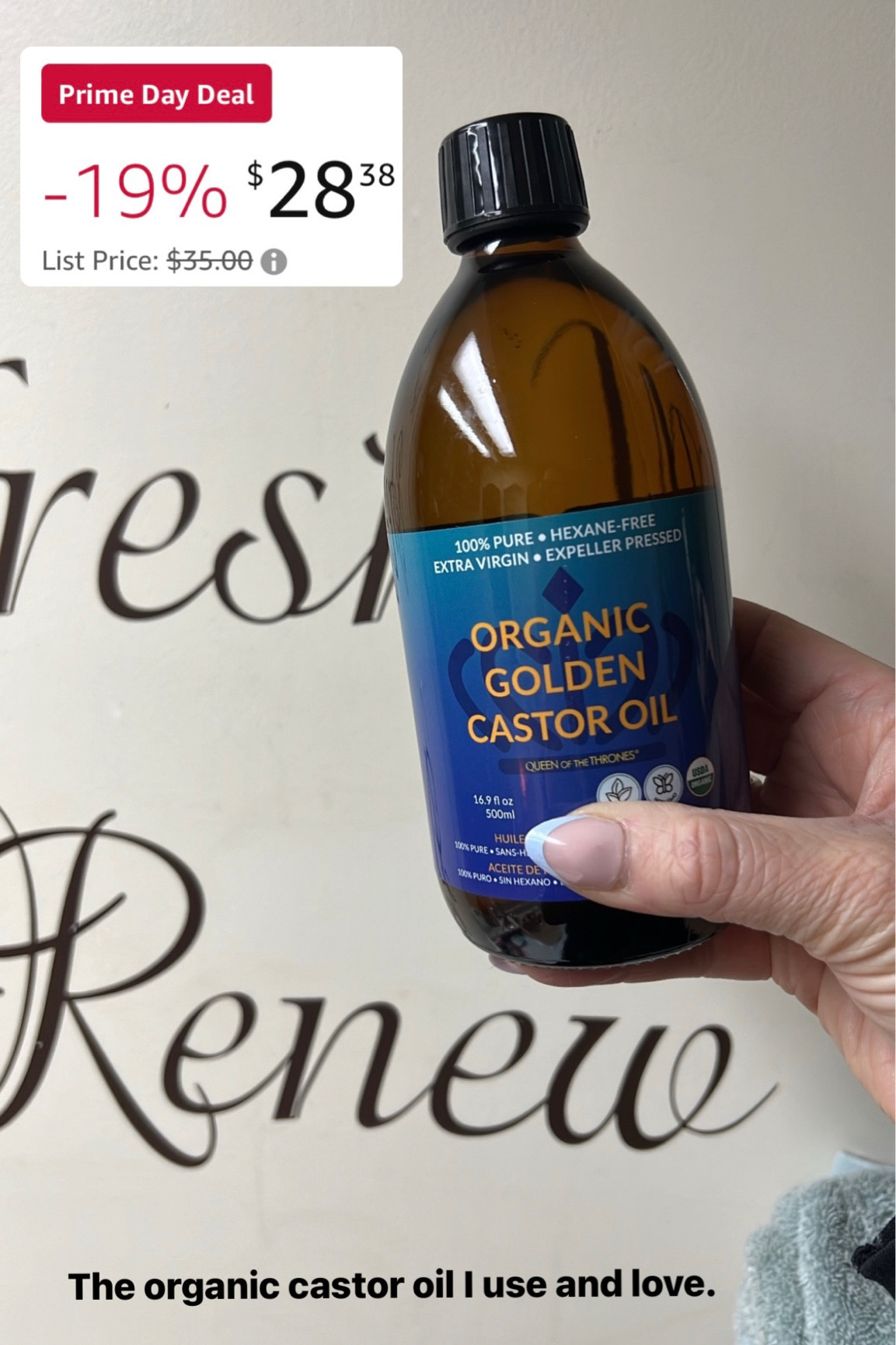 My favorite castor oil I use and love is on sale for Prime Day! Amazon Prime Day, Prime Day Deals, beauty sale, #LaidbackLuxeLife

Follow me for more fashion finds, beauty faves, lifestyle, home decor, sales and more! So glad you’re here!! XO, Karma

#LTKSummerSales #LTKBeauty #LTKSaleAlert