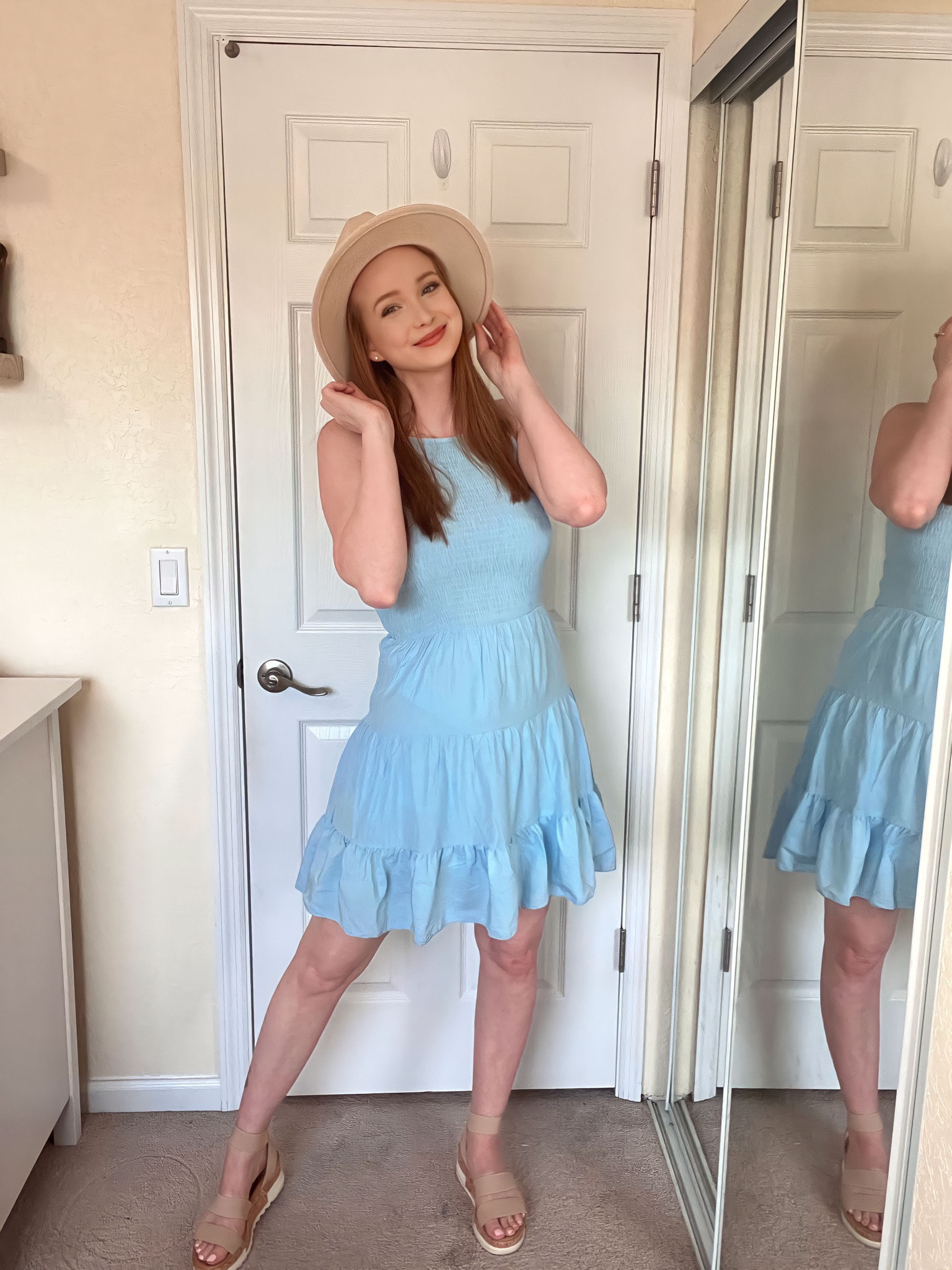 The perfect sundress for spring! 🌸

#amazonfinds #founditonamazon #amazonfashion #springdress #sundress #minidress #flowy #amazonhat #fedora 

#LTKunder50 #LTKstyletip #LTKSeasonal