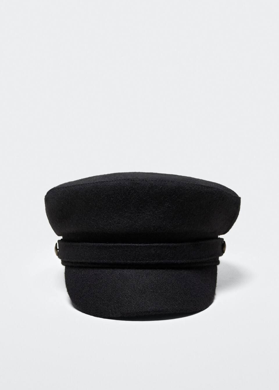 Wool cap with visor | MANGO (US)