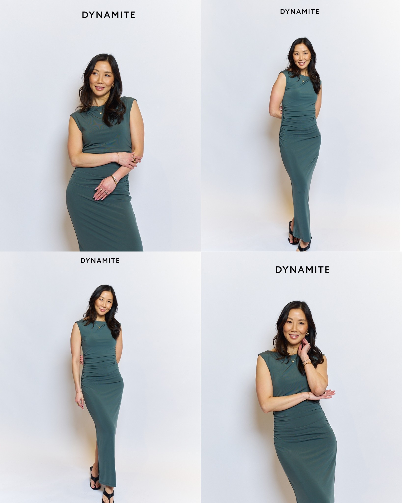 I found the best wedding guest dress at @Dynamite Clothing! This green maxi is absolutely stunning and fits like a dream while being so comfy. The dress and some of my other midi and maxi dress styles shared below 

#LTKWedding #LTKPetite #LTKTravel