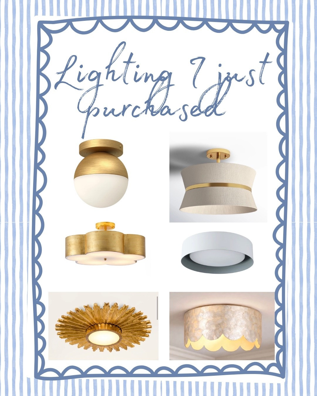 I have been wanting to do a lighting refresh since we moved into this house 2 years ago and I finally pulled the trigger and bought a few items! This is what a purchased and a few others that I loved! 

#LTKSaleAlert #LTKHome