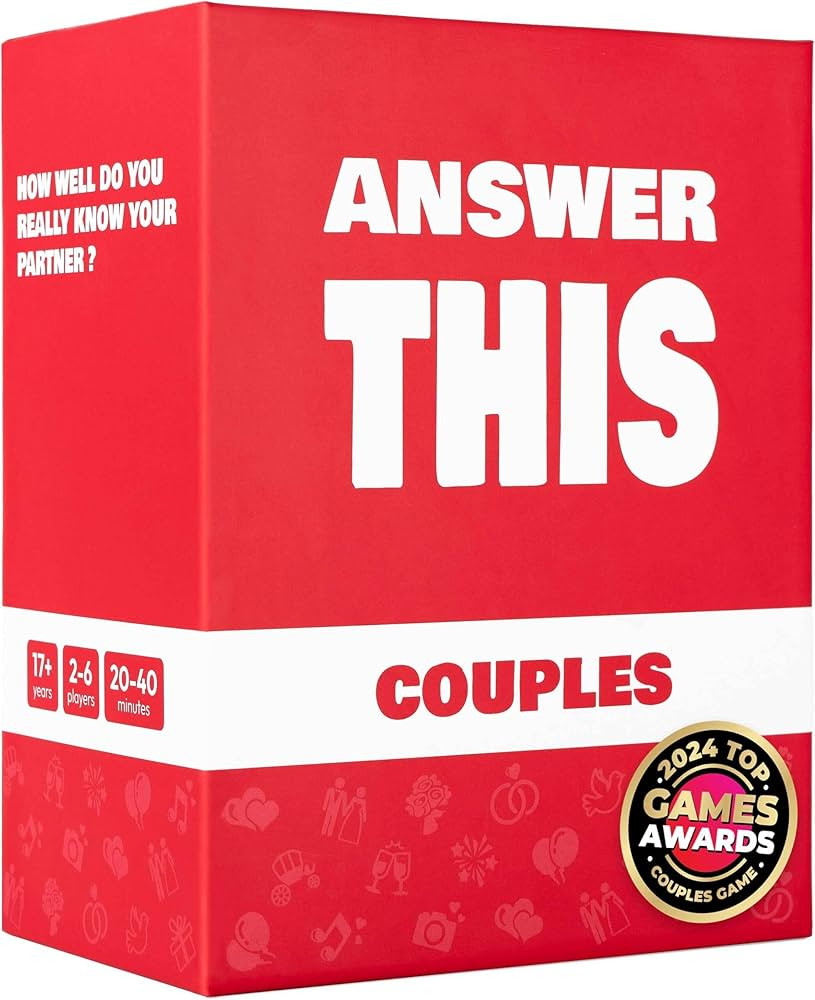 Answer This - Do You Really Know Your Partner? - Couples Game for Adults - 150 Conversation Cards... | Amazon (US)