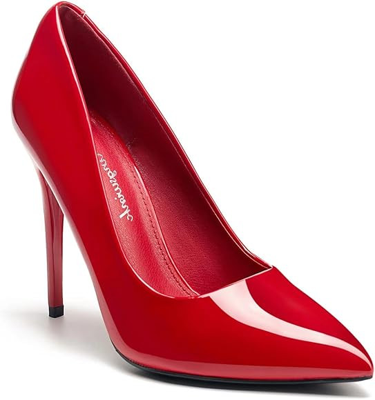 Womens High Heels 4 Inch Closed Pointed Toe Pumps Stiletto Heels for Women Dress Sexy Wedding Pum... | Amazon (US)