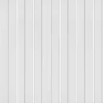 Style Selections 48-in x 96-in Beaded White MDF Wall Panel | Lowe's