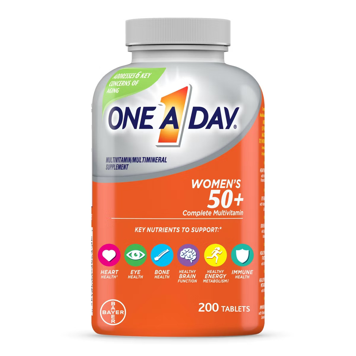 One A Day Women's 50+ Multivitamin Tablets - 200ct | Target