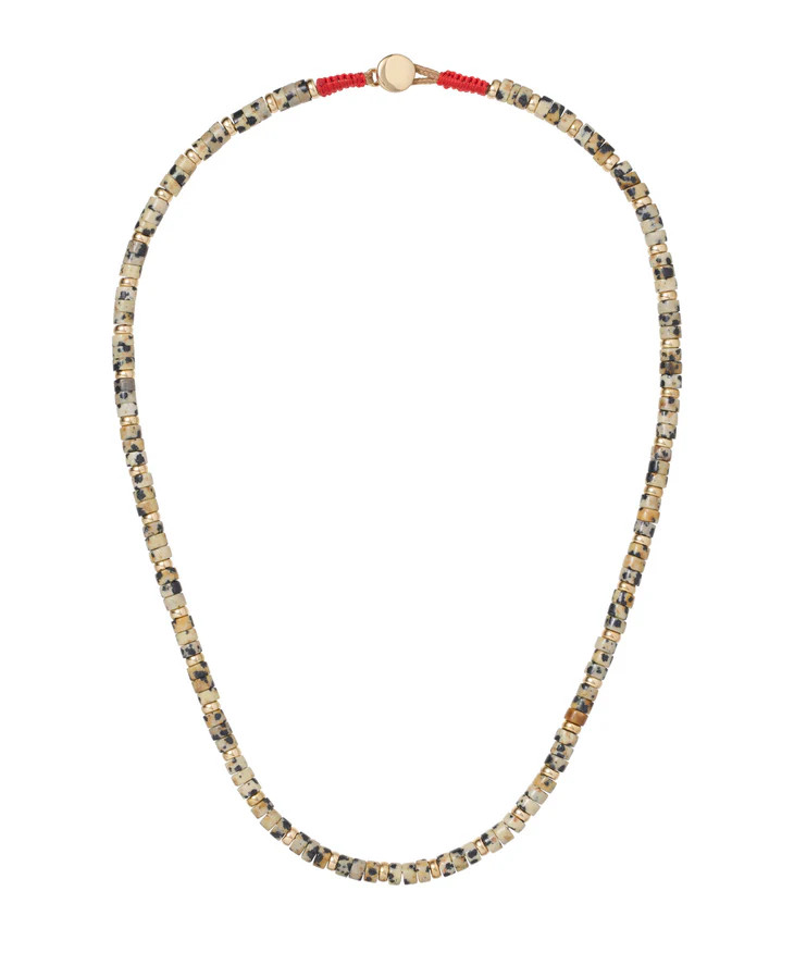 The Dalmatian Jasper Heishi Necklace | Roxanne Assoulin