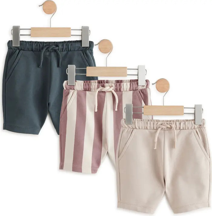 NEXT Kids' Assorted 3-Pack Cotton Shorts | Nordstrom | Nordstrom