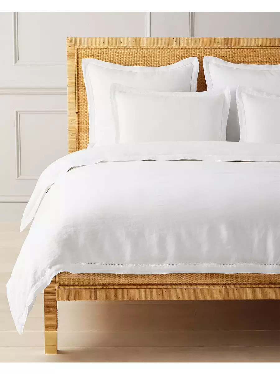Portofino Linen Duvet Cover | Serena and Lily