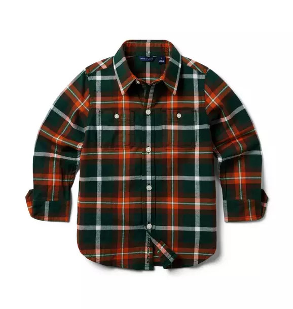 Plaid Flannel Shirt | Janie and Jack