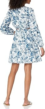 The Drop Women's Sita Short Cut-Out Cotton Sateen Dress | Amazon (US)