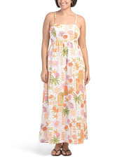 Peach Palm Tree Maxi Dress | Casual Dresses  | Marshalls | Marshalls