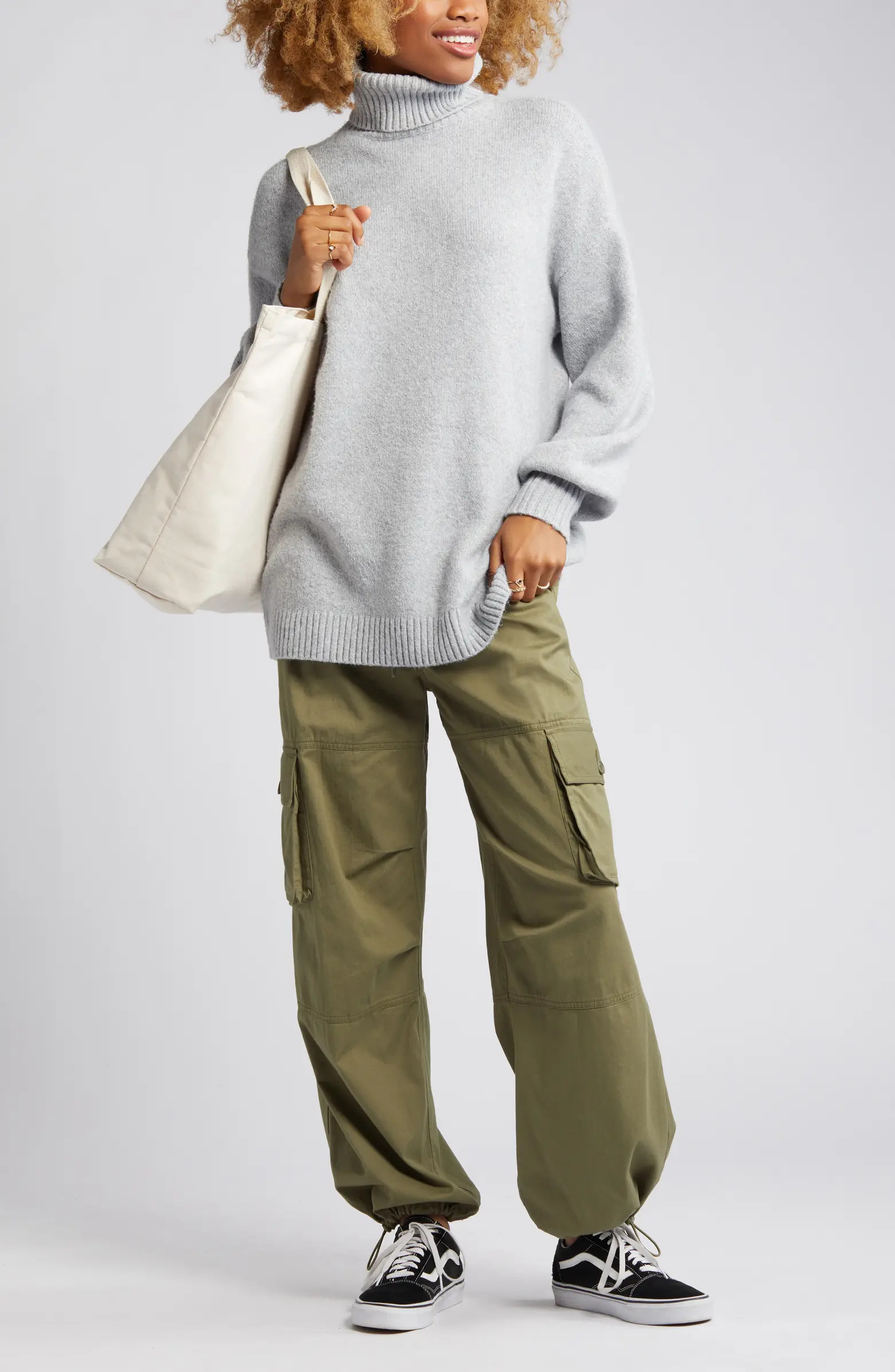 Oversize Turtleneck Sweater | Nordstrom